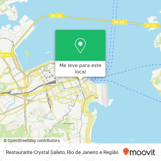 Restaurante Crystal Galeto mapa