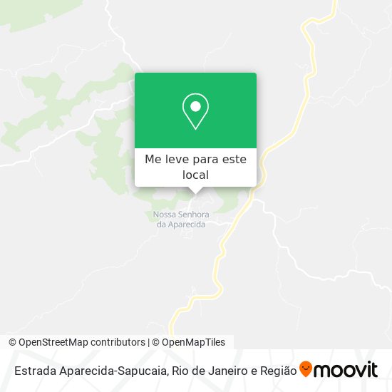 Estrada Aparecida-Sapucaia mapa