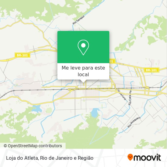 Loja do Atleta mapa