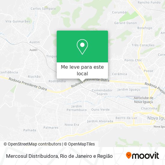 Mercosul Distribuidora mapa