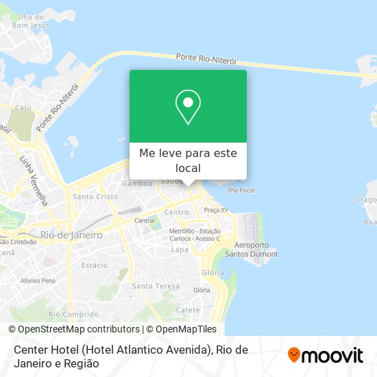 Center Hotel (Hotel Atlantico Avenida) mapa