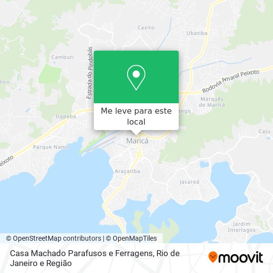 Casa Machado Parafusos e Ferragens mapa