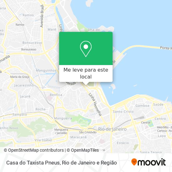 Casa do Taxista Pneus mapa