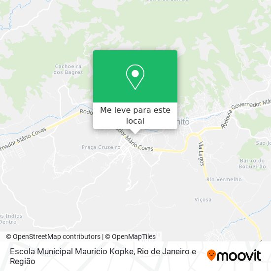 Escola Municipal Mauricio Kopke mapa