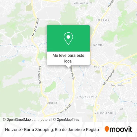 Hotzone - Barra Shopping mapa
