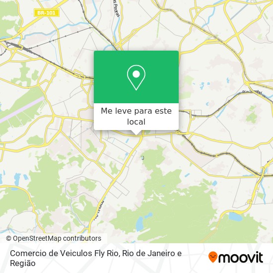 Comercio de Veiculos Fly Rio mapa