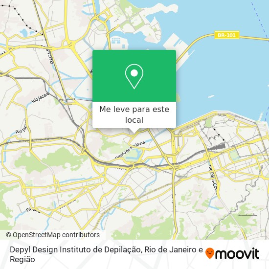 Depyl Design Instituto de Depilação mapa