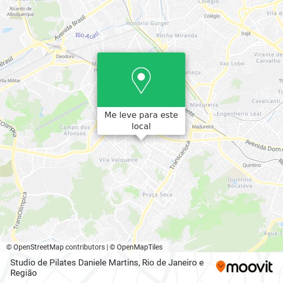 Studio de Pilates Daniele Martins mapa