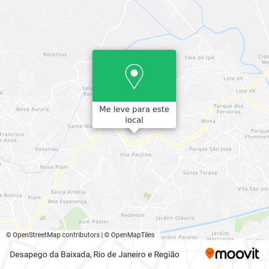 Desapego da Baixada mapa