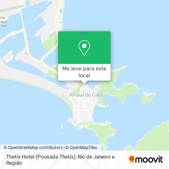 Thetis Hotel (Pousada Thetis) mapa