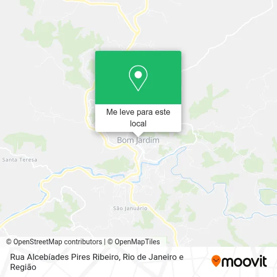 Rua Alcebíades Pires Ribeiro mapa