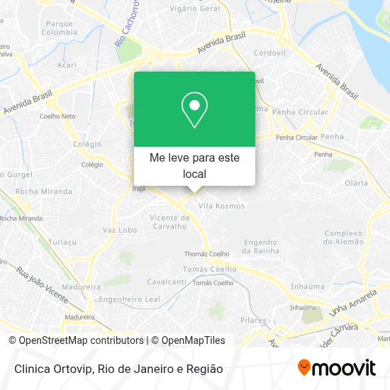 Clinica Ortovip mapa