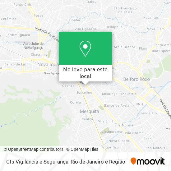 Cts Vigilância e Segurança mapa