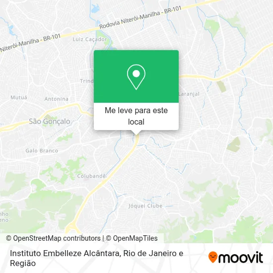 Instituto Embelleze Alcântara mapa