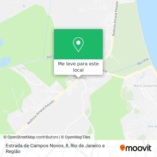 Estrada de Campos Novos, 8 mapa