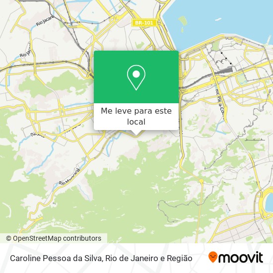 Caroline Pessoa da Silva mapa