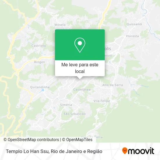 Templo Lo Han Ssu mapa
