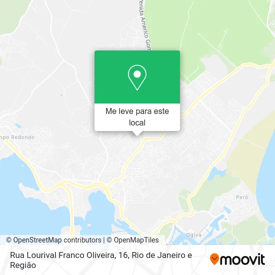 Rua Lourival Franco Oliveira, 16 mapa