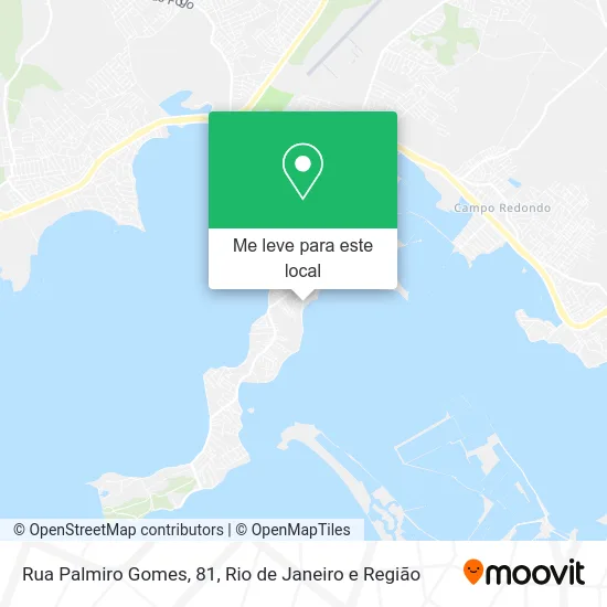 Rua Palmiro Gomes, 81 mapa