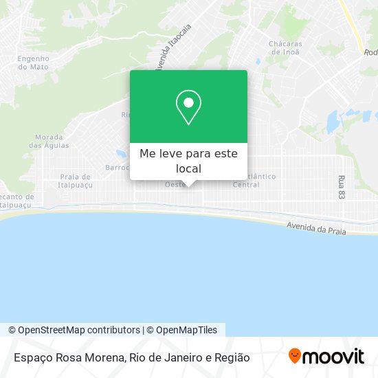 Espaço Rosa Morena mapa