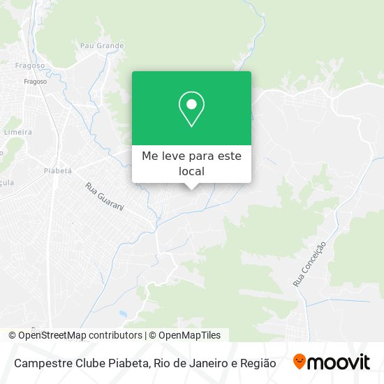 Campestre Clube Piabeta mapa