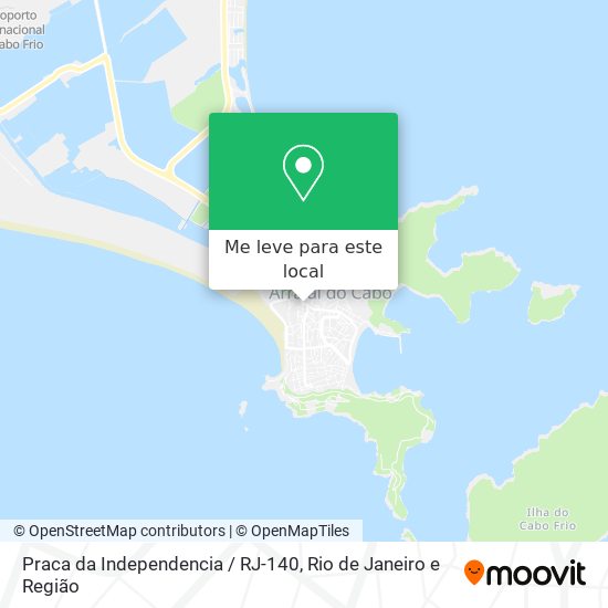 Praca da Independencia / RJ-140 mapa