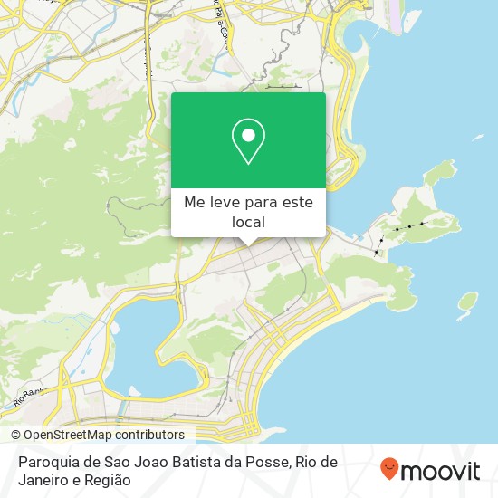 Paroquia de Sao Joao Batista da Posse mapa