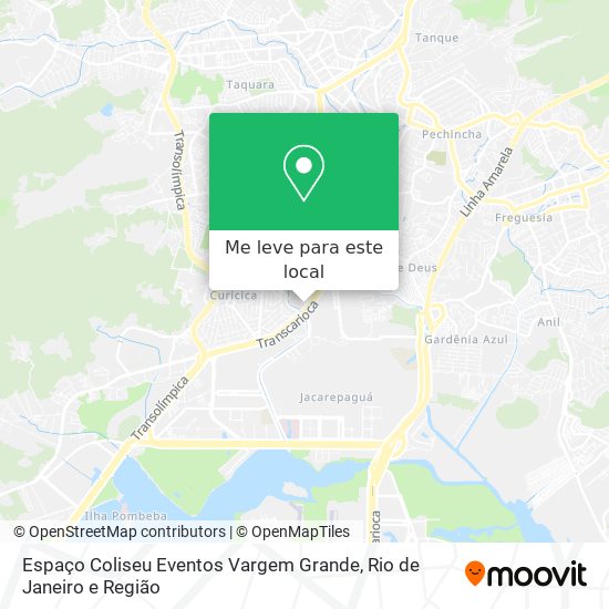 Espaço Coliseu Eventos Vargem Grande mapa