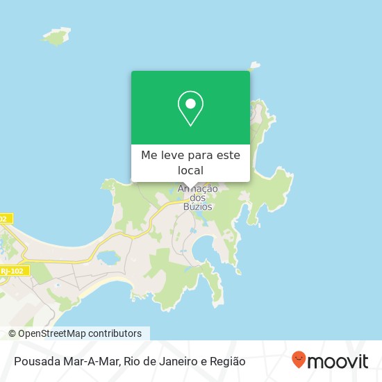 Pousada Mar-A-Mar mapa