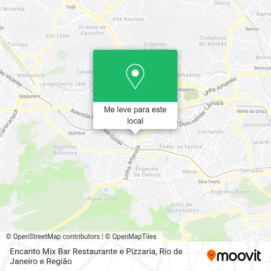 Encanto Mix Bar Restaurante e Pizzaria mapa