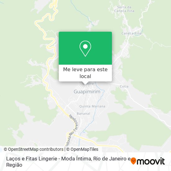Laços e Fitas Lingerie - Moda Íntima mapa