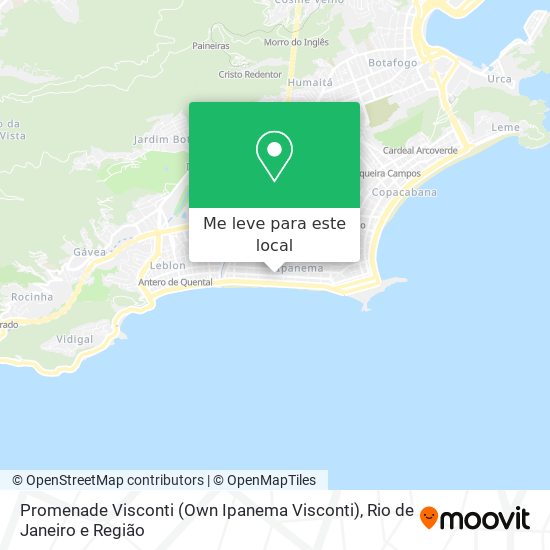 Promenade Visconti (Own Ipanema Visconti) mapa