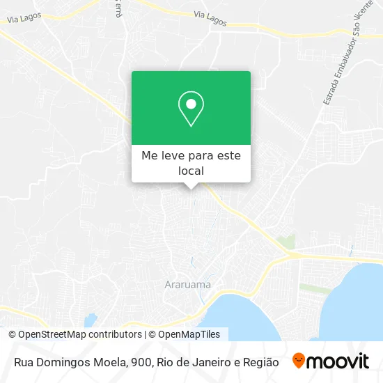 Rua Domingos Moela, 900 mapa