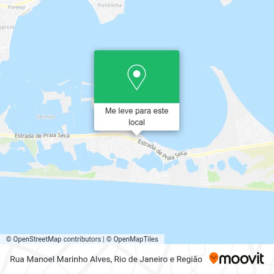 Rua Manoel Marinho Alves mapa