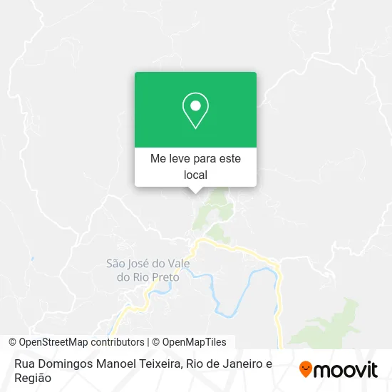 Rua Domingos Manoel Teixeira mapa