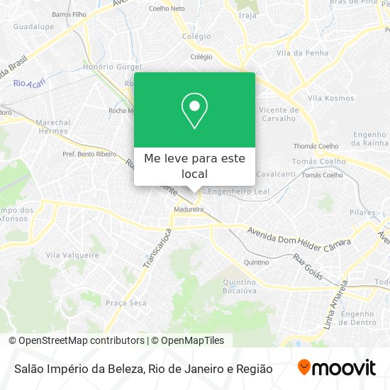 Salão Império da Beleza mapa