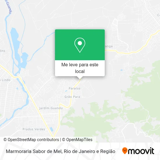Marmoraria Sabor de Mel mapa