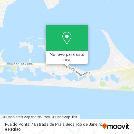 Rua do Pontal / Estrada de Praia Seca mapa