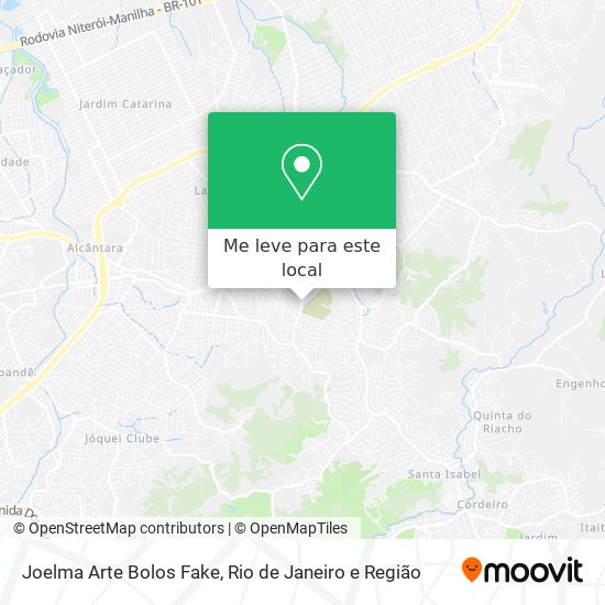 Joelma Arte Bolos Fake mapa