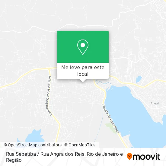 Rua Sepetiba / Rua Angra dos Reis mapa