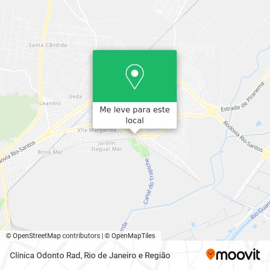 Clínica Odonto Rad mapa