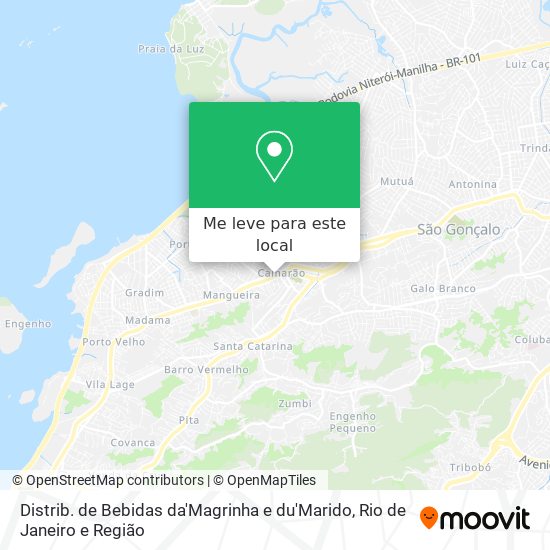 Distrib. de Bebidas da'Magrinha e du'Marido mapa