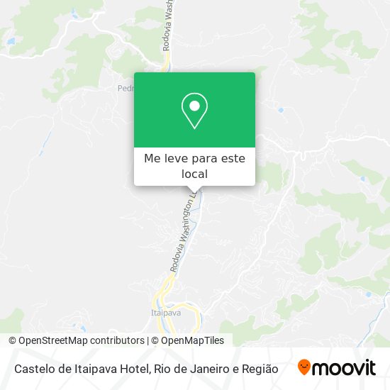 Castelo de Itaipava Hotel mapa