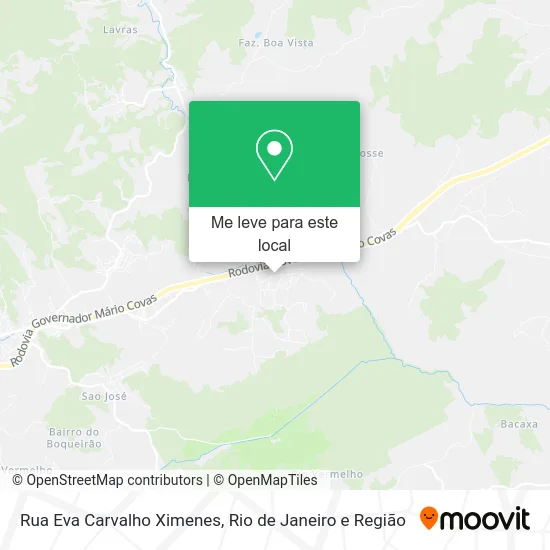 Rua Eva Carvalho Ximenes mapa