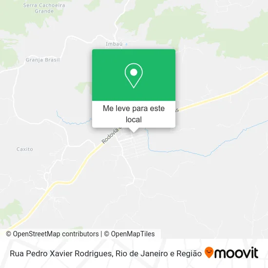 Rua Pedro Xavier Rodrigues mapa