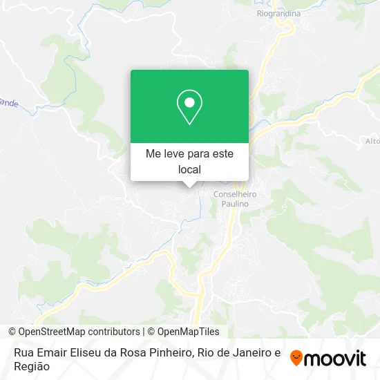 Rua Emair Eliseu da Rosa Pinheiro mapa