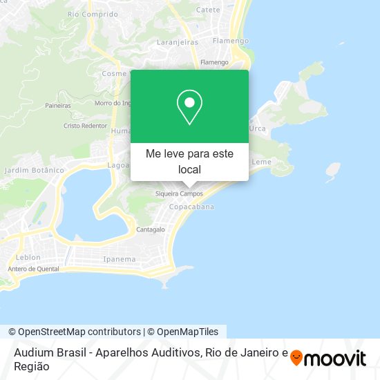 Audium Brasil - Aparelhos Auditivos mapa