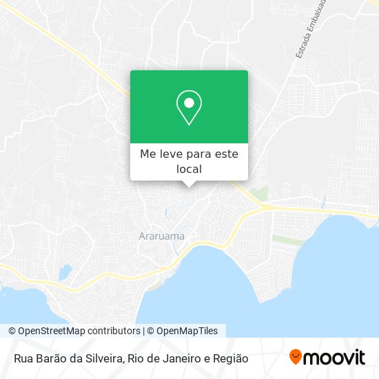 Rua Barão da Silveira mapa