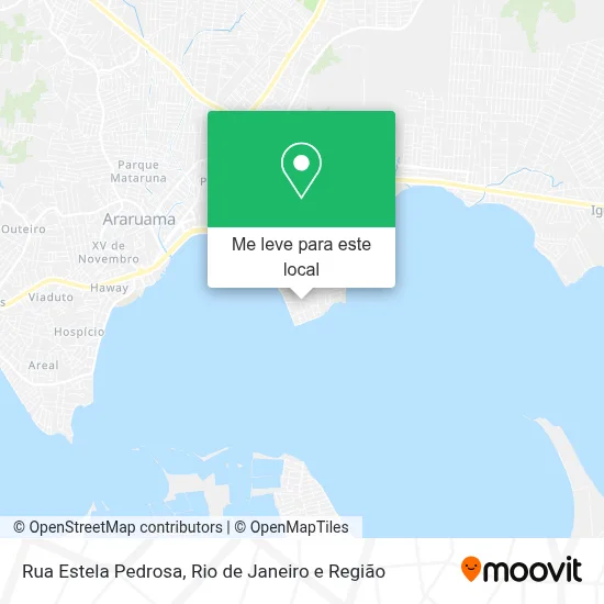 Rua Estela Pedrosa mapa