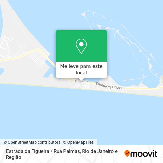 Estrada da Figueira / Rua Palmas mapa